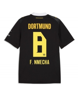 Borussia Dortmund Felix Nmecha #8 Maglia Gara Trasferta Repliche 2026-27 Maniche Corte Borussia Dortmund Felix Nmecha #8 Maglia Gara Trasferta Repliche 2026-27 Maniche Corte
